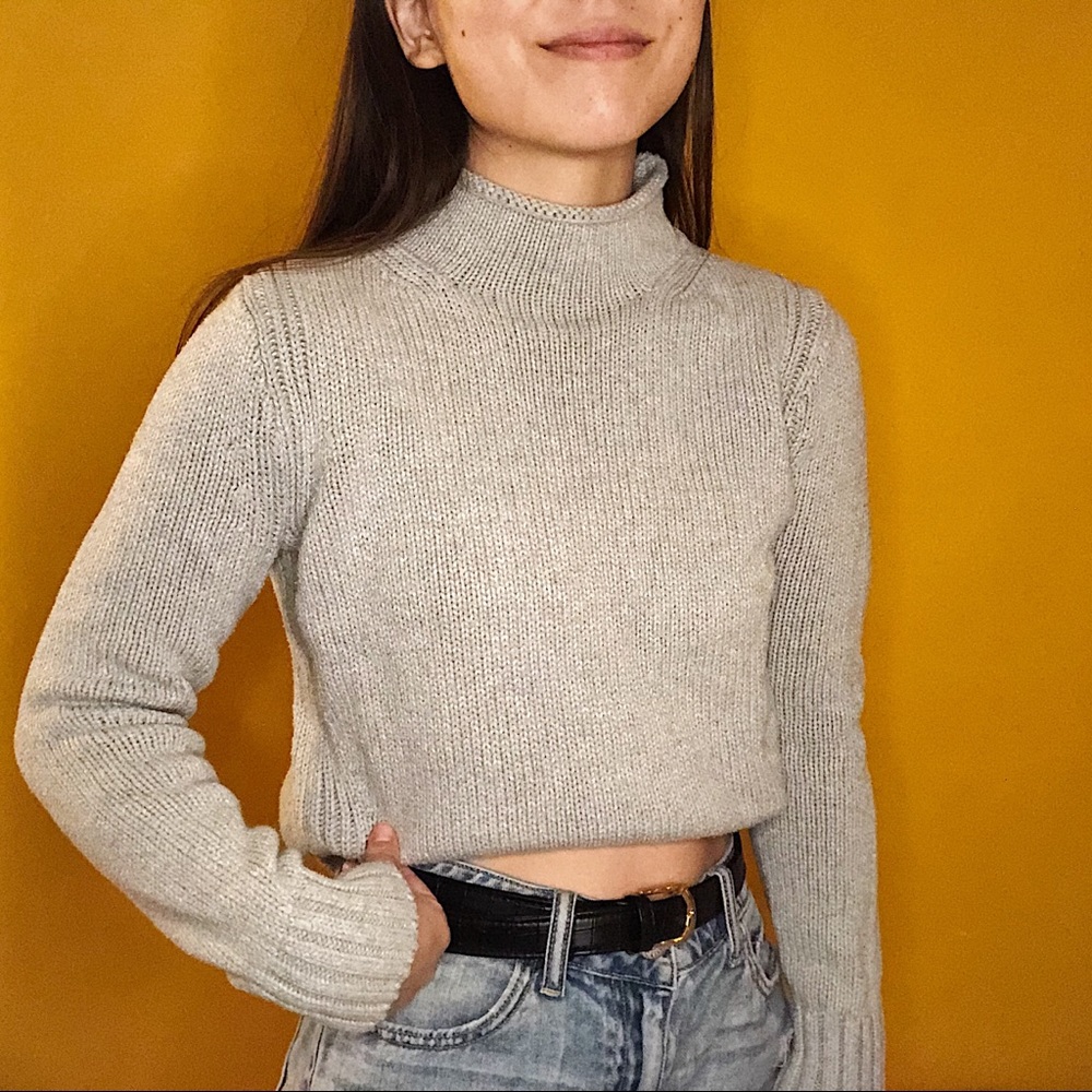 J Crew | Vintage Mock neck sweater | Size S